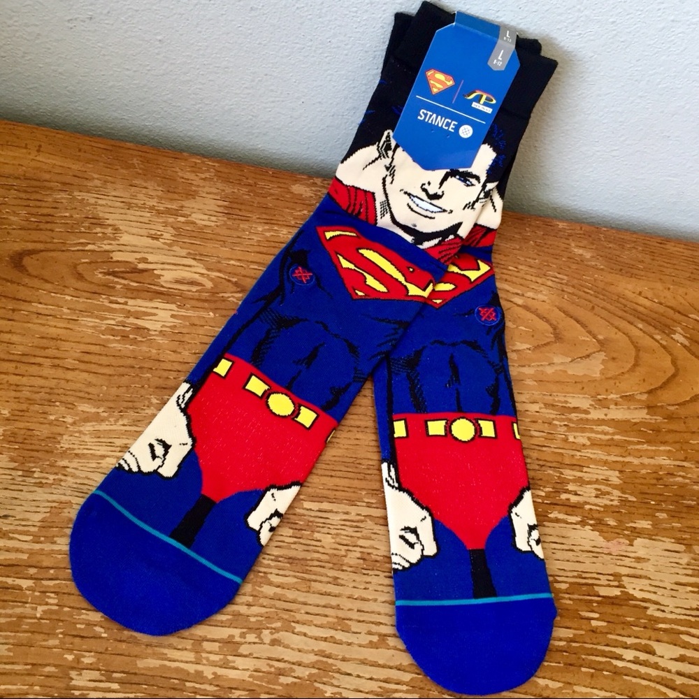 🔥💥NEW Stance x DC Comics Socks Superman RARE💥🔥
